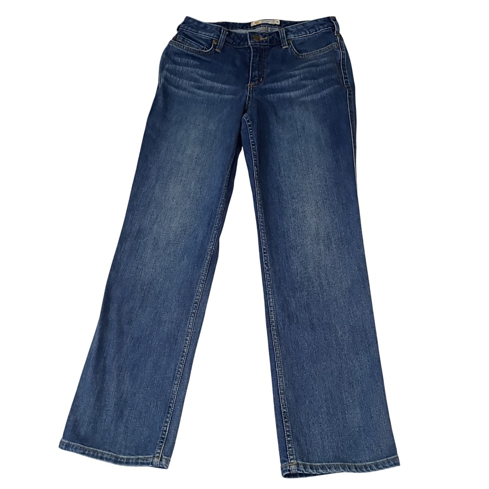 Carhartt Blaine Original Fit Straight Leg Jeans Medium Wash Womens 6 Short